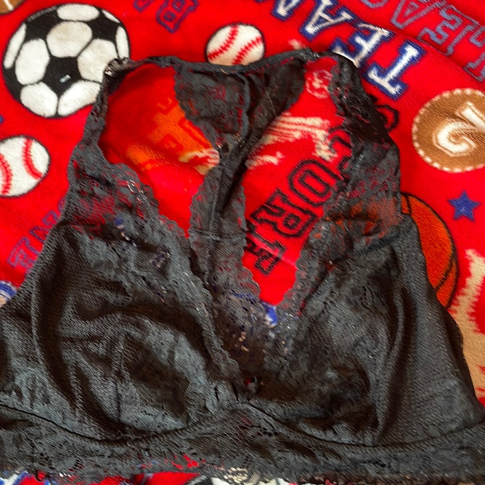 This is a bralette and it is so cute and makes any regular shirt look fancy.
